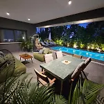 Villa Tg New Luxury Private & - Heated Salty Swimming Pool, Outdoor Jacuzzi, Sauna, Exotic Garden *