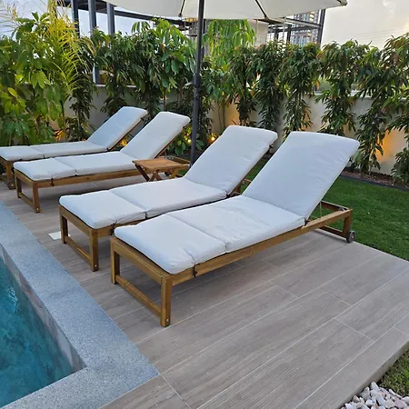 Tg New Luxury Private - Heated Salty Swimming Pool, Outdoor Jacuzzi, Sauna, Exotic Garden Villa *