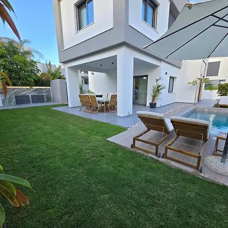 Tg New Luxury Private - Heated Salty Swimming Pool, Outdoor Jacuzzi, Sauna, Exotic Garden Villa *