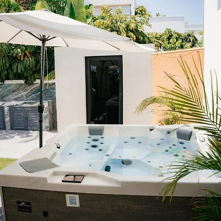 Tg New Luxury Private & - Heated Salty Swimming Pool, Outdoor Jacuzzi, Sauna, Exotic Garden * 利马索尔