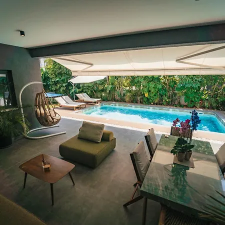 Tg New Luxury Private & - Heated Salty Swimming Pool, Outdoor Jacuzzi, Sauna, Exotic Garden וילה *