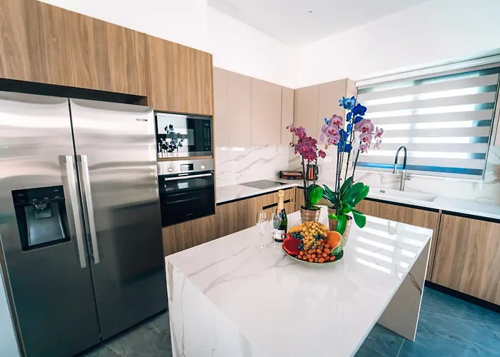 ヴィラ Tg New Luxury Private & - Heated Salty Swimming Pool, Outdoor Jacuzzi, Sauna, Exotic Garden リマソール