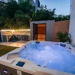 Tg New Luxury Private & - Heated Salty Swimming Pool, Outdoor Jacuzzi, Sauna, Exotic Garden Villa