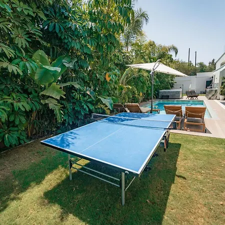 Tg New Luxury Private & - Heated Salty Swimming Pool, Outdoor Jacuzzi, Sauna, Exotic Garden וילה